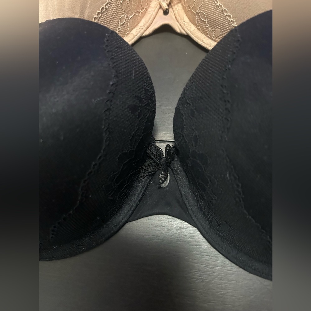 Victoria’s Secret Body by Victoria Demi Bra 36D Nude & Black (Lot of 2) - Picture 2 of 6